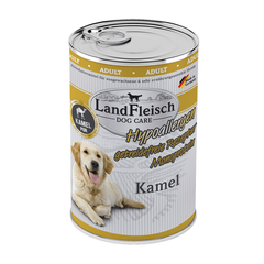 Гипоаллергенные беззглютеновые консервы для собак Landfleisch Dog Hypoallergen Kamel с верблюжатиной и пробиотиком LandFleisch