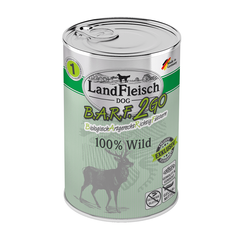 Консервы для собак Landfleisch B.A.R.F.2GO 100% Wild (з мясом дичи) LandFleisch