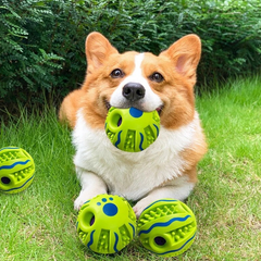 Звуковой мячик для собак Giggle Dog Chew Ball Derby