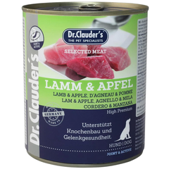 Консервы для собак Dr. Clauder's Selected Meat Lamb & Apple с ягненком и яблоком Dr.Clauder's