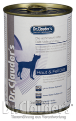 Влажный диетический корм для собак Dr.Clauder's Special Diet FSD Fur & Skin для поддержания функции кожи при дерматитах и чрезмерном выпадении шерсти Dr.Clauder's