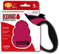 Повідець-рулетка для собак Kong Retractable Terrain Fuschia KONG