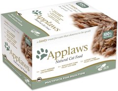 Набір консерв для котів Applaws Multipack Fish Selection in Broth, 8х60g Applaws
