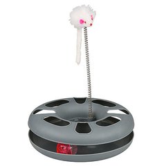 Игрушка для котов Tedi Розовый трек с мячиками и мышкой 24 см TEDi