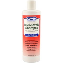 Шампунь с 2% нитратом миконазола Davis Miconazole Shampoo для собак и котов с заболеваниями кожи Davis Veterinary