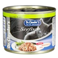 Консервы для котов Dr.Clauder's Selected Pearls Seefish с морской рыбой и пребиотиками Dr.Clauder's