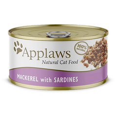 Консерви для котів Applaws Mackerel & Sardine in Broth зі скумбрією та сардиною Applaws