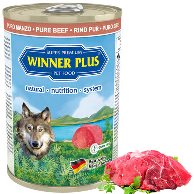 Консерви для собак з яловичиною Winner Plus